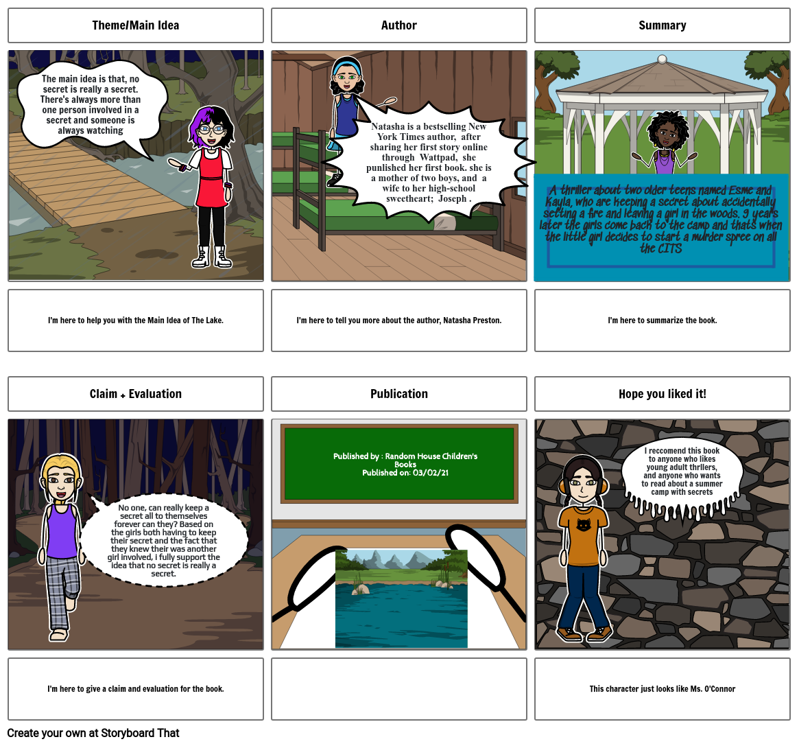 The Lake Review Storyboard by af0cda52