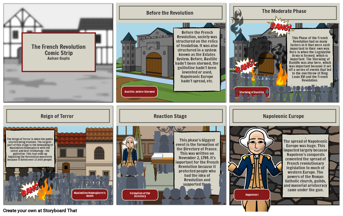 French Revolution Storyboard by af3a8083