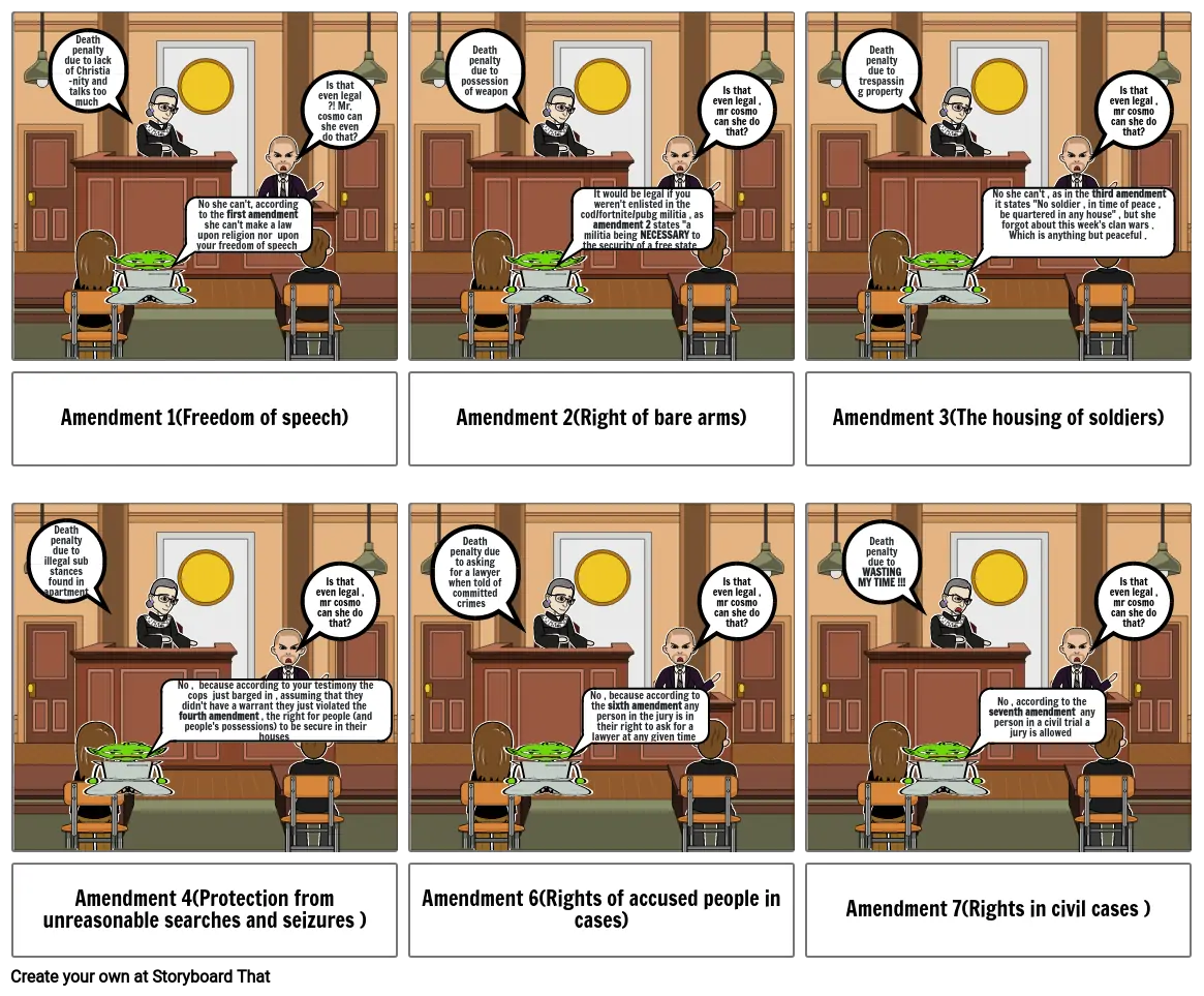 Digital Bill rights comic strip thingy