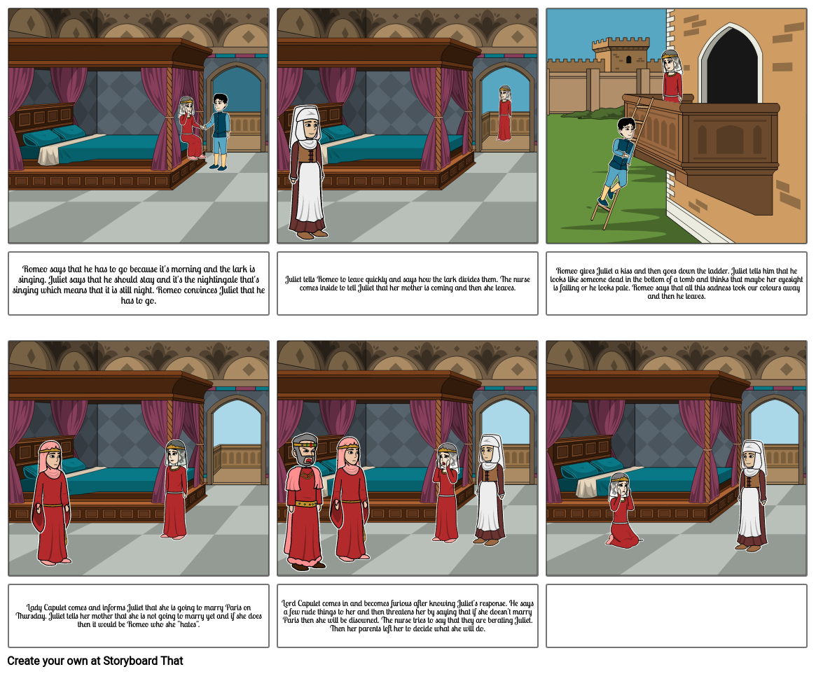 Act 3 Scene 5 Storyboard by afreen