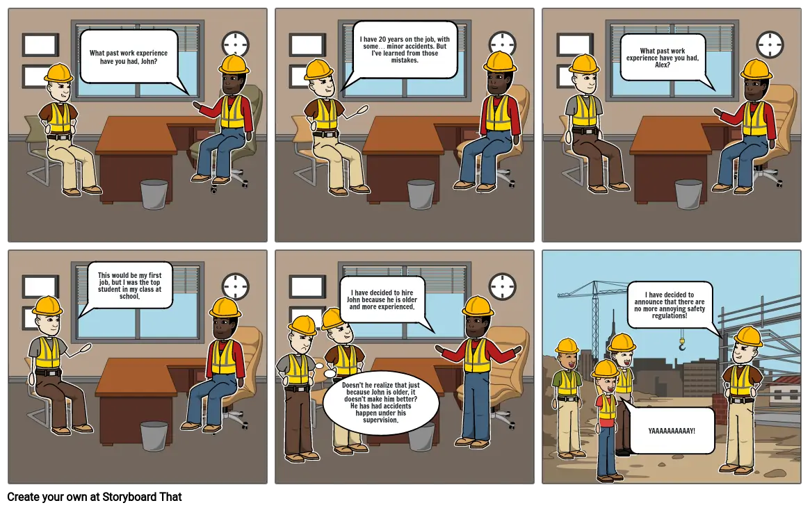 Inappropriate Workplace Behavior Comic Strip