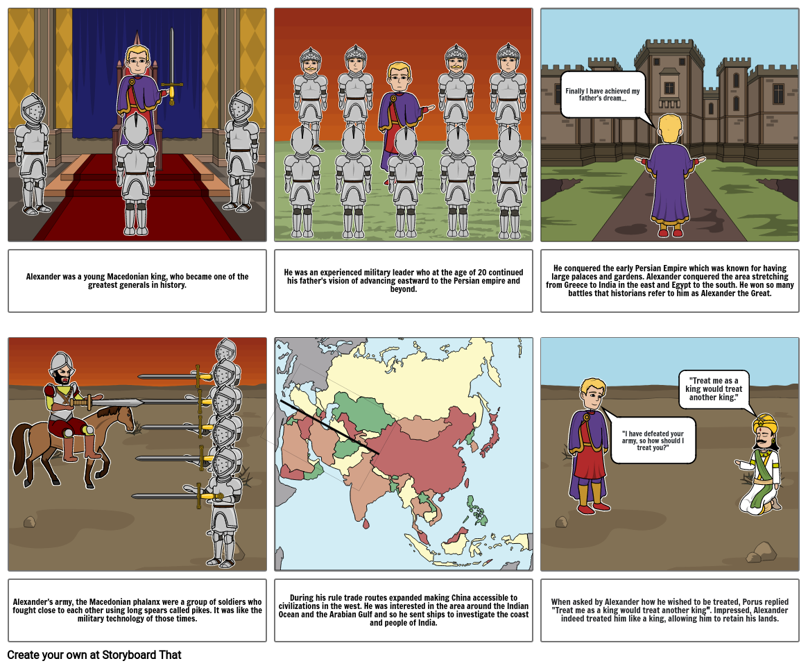 Alexander the Great Storyboard by aimee3b