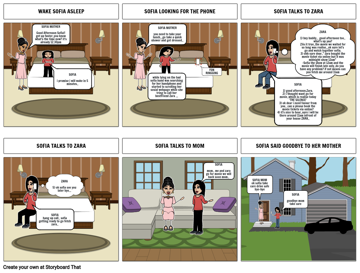 OPENING AND CLOSING CONVERSATION Storyboard por aininsofiya