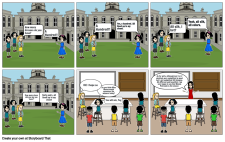 The Hundred Dresses - 1 Comic Strip