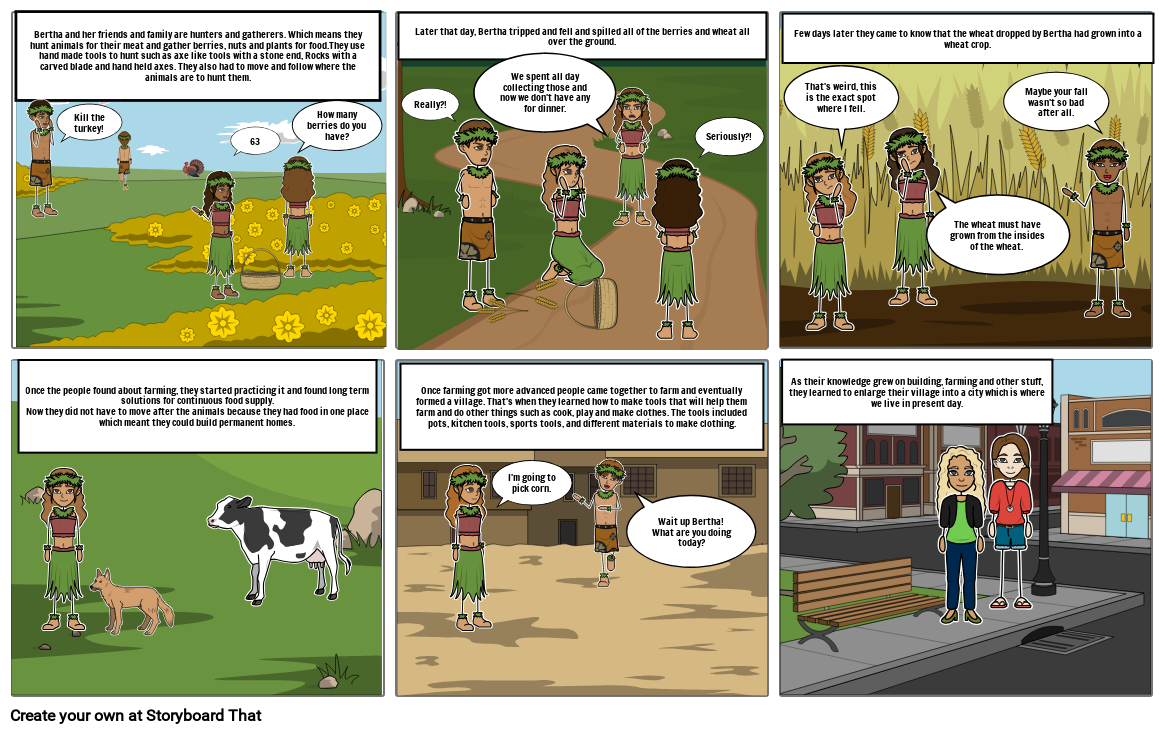 Comic strip farming