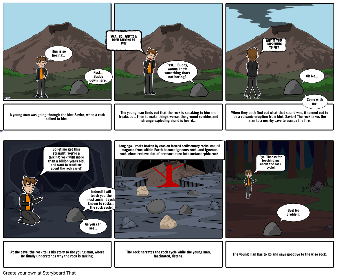 The Rock Cycle Storyboard By Aleshadow 1081