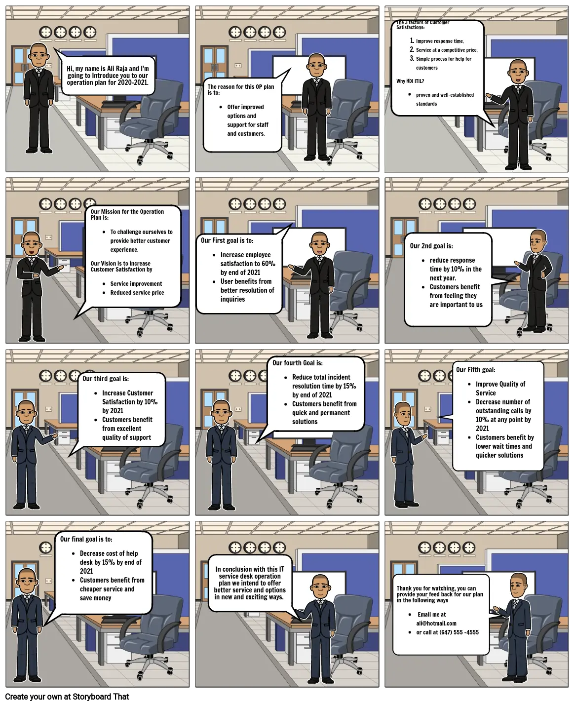 IT Help Desk Video Storyboard