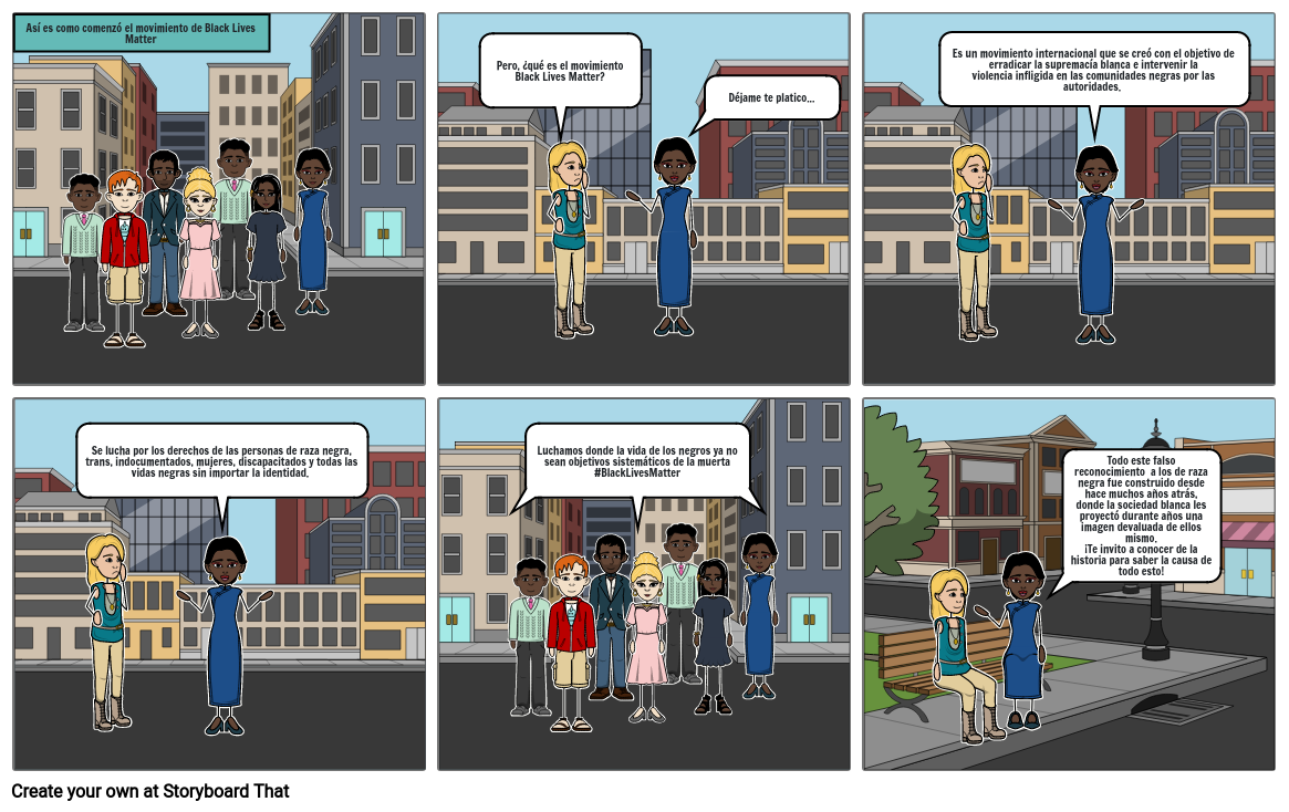 Black Lives Matter Storyboard by alonso34336