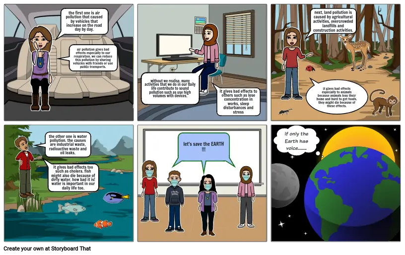 environmental awareness storyboard page 2