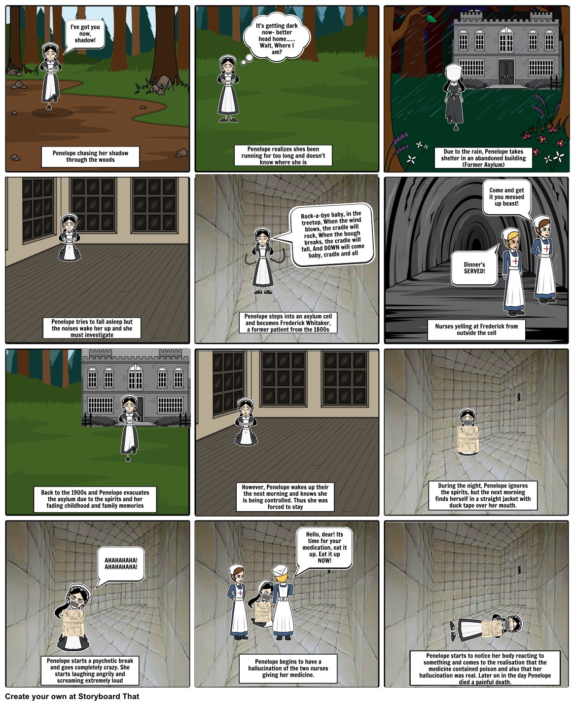 Drama Assignment Storyboard Por Amyspencer96305