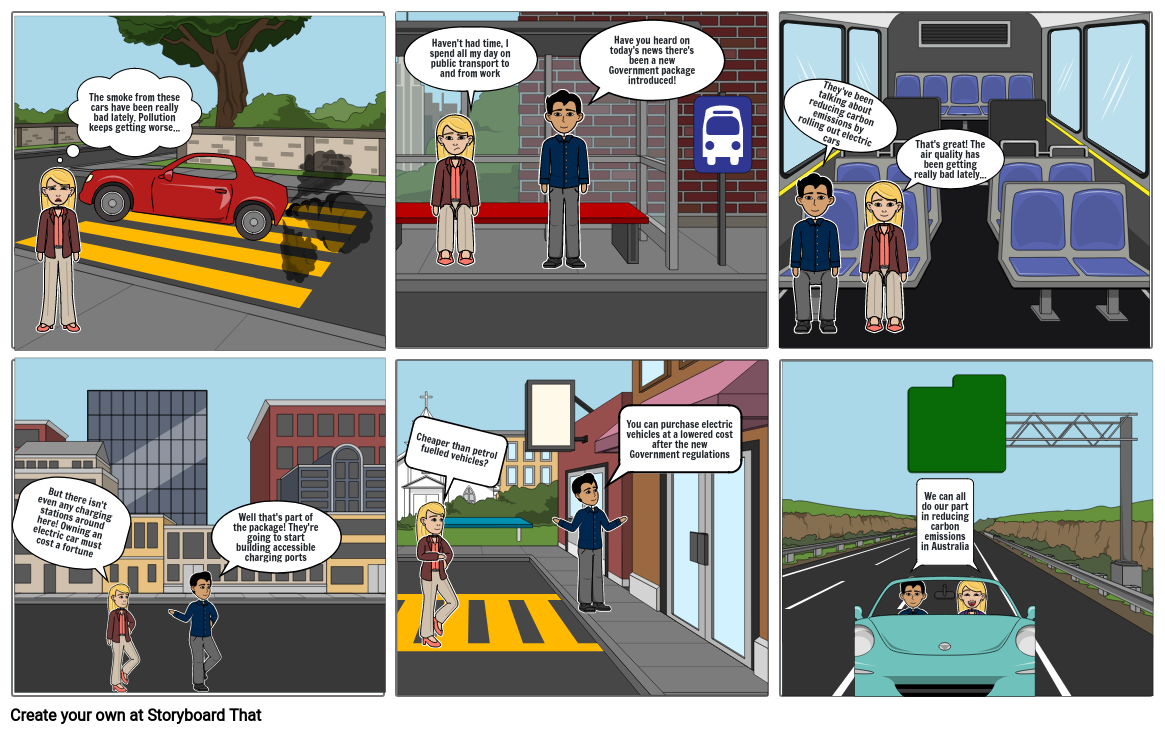 Electric cars Storyboard by anaadulce