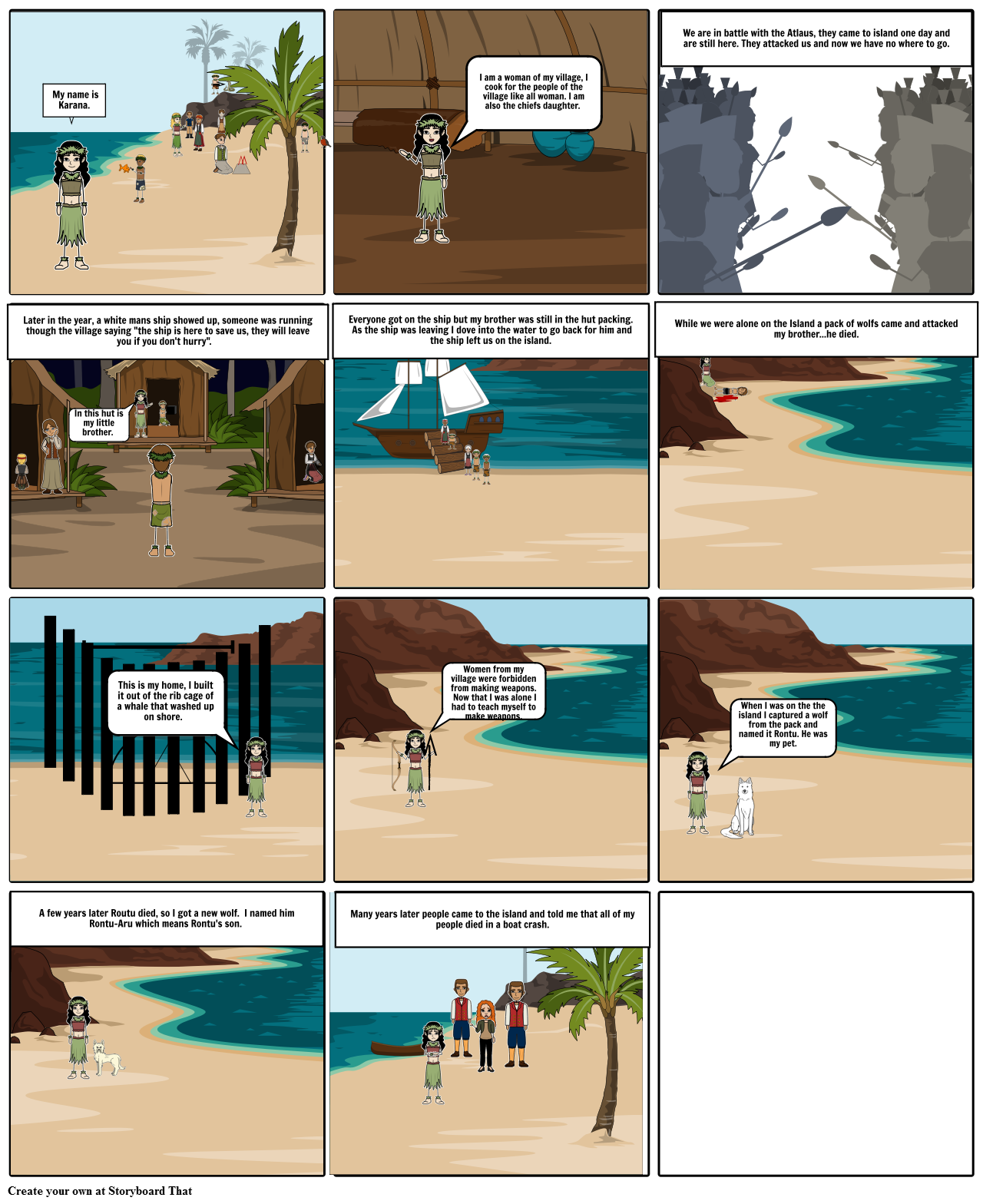 island-of-the-blue-dolphin-storyboard-andikaterees