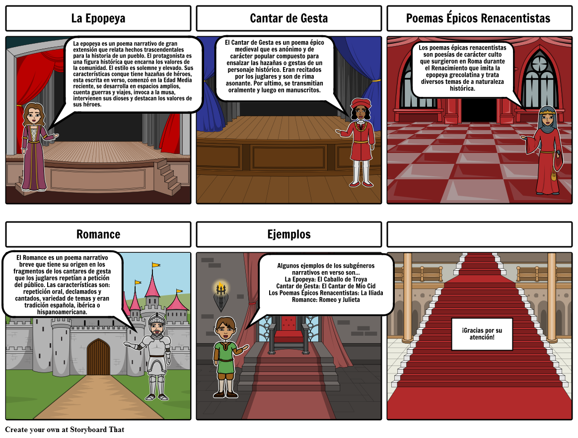 Subgeneros narrativos Storyboard par andrea_batlle