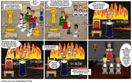 The Fiery Furnace and The Golden Statue