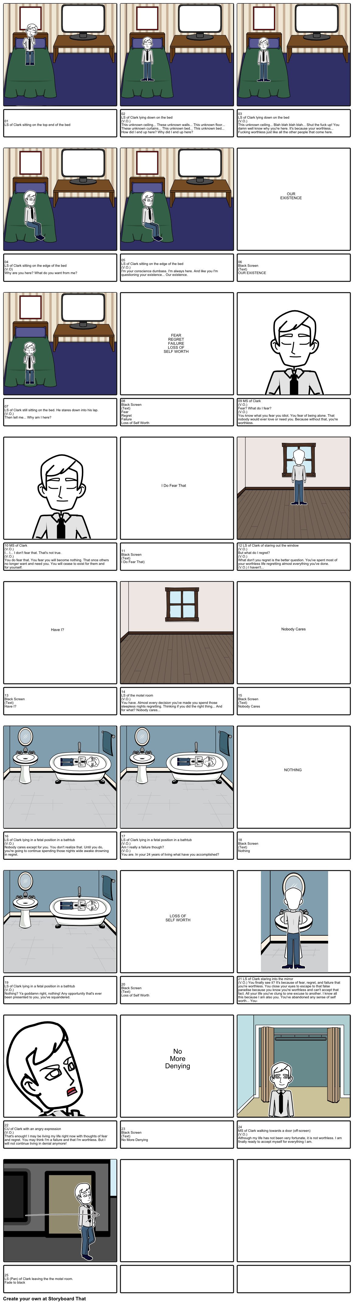 Worthless Storyboard By Andrewd0e