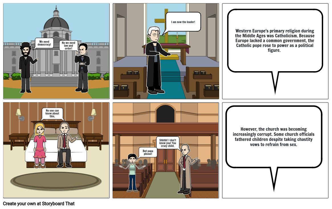 The Protestant Reformation Comic Strip