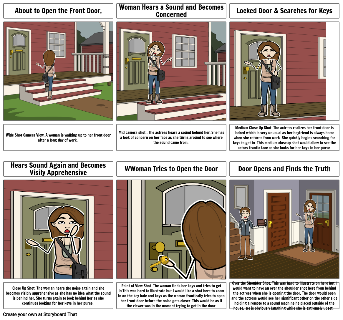 The Door Scene Storyboard Storyboard Szerint Angemarie525