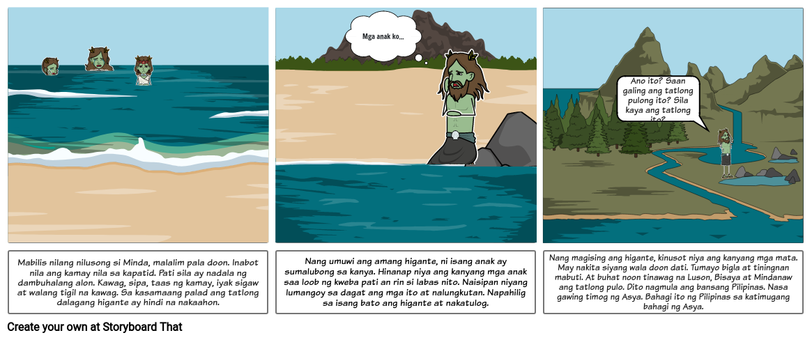 Alamat Ng Pilipinas Part 2 Storyboard By Aniiyr 9442