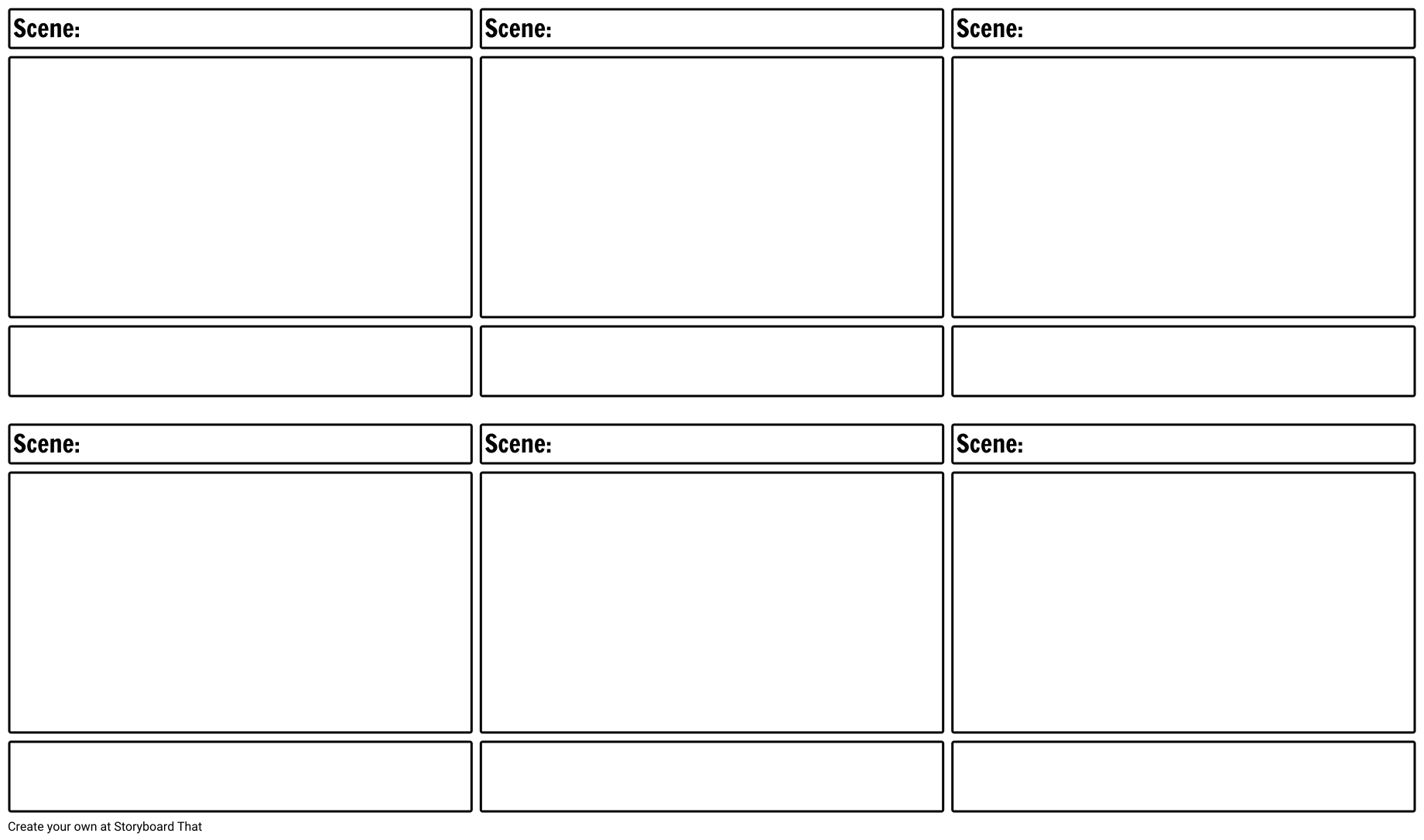 169 Storyboard Template Examples Free Storyboarding