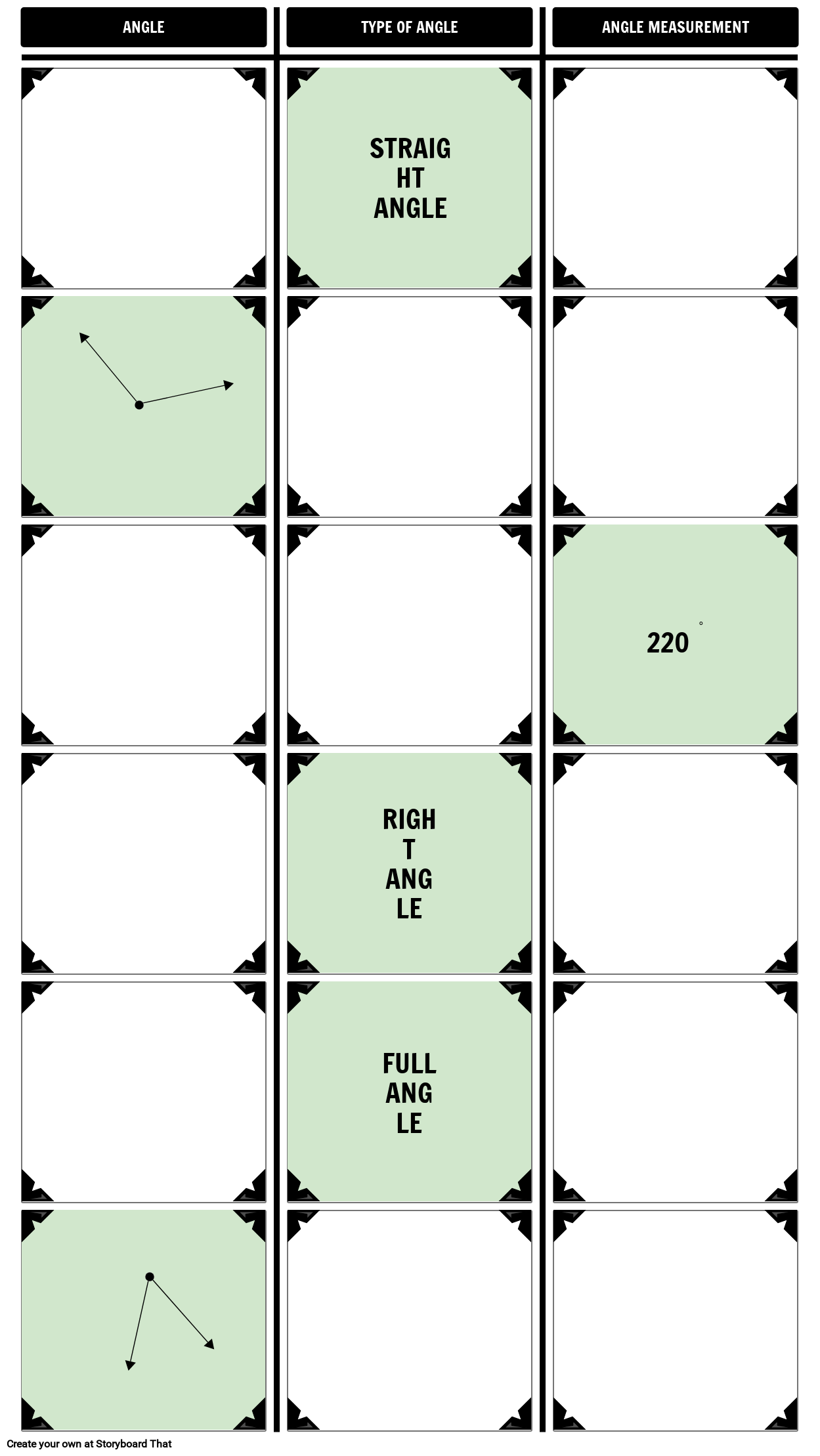 Draw and Measure Angles