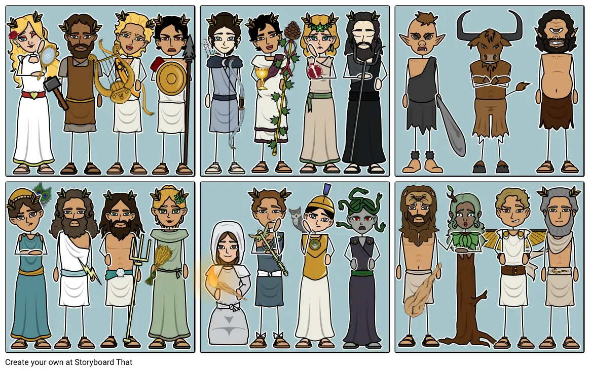 Greek Mythology Characters
