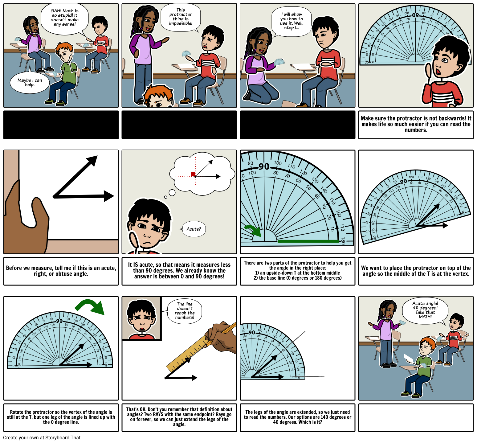 Types D'angles Storyboard par fr-examples