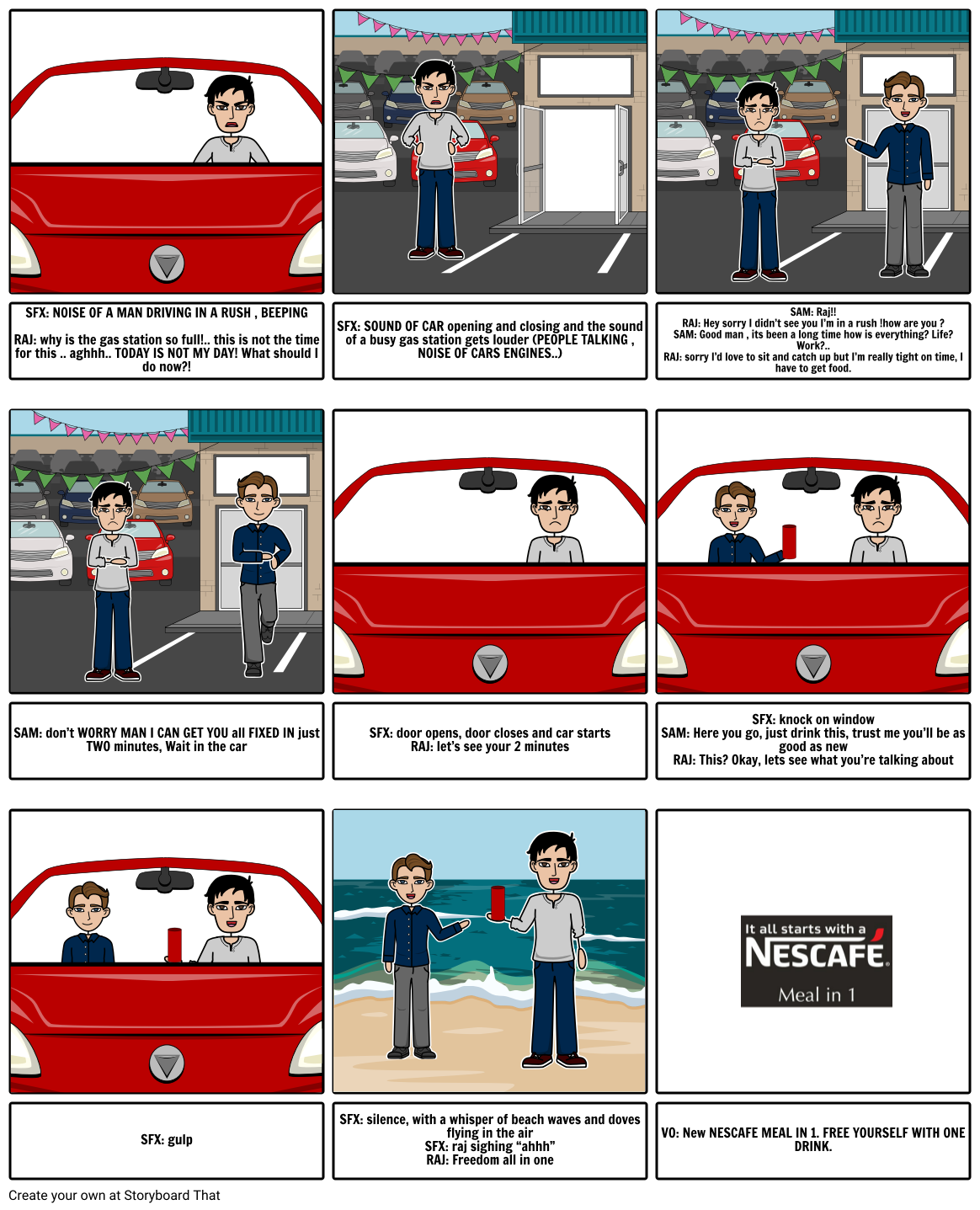 nestle Storyboard o annasadykova