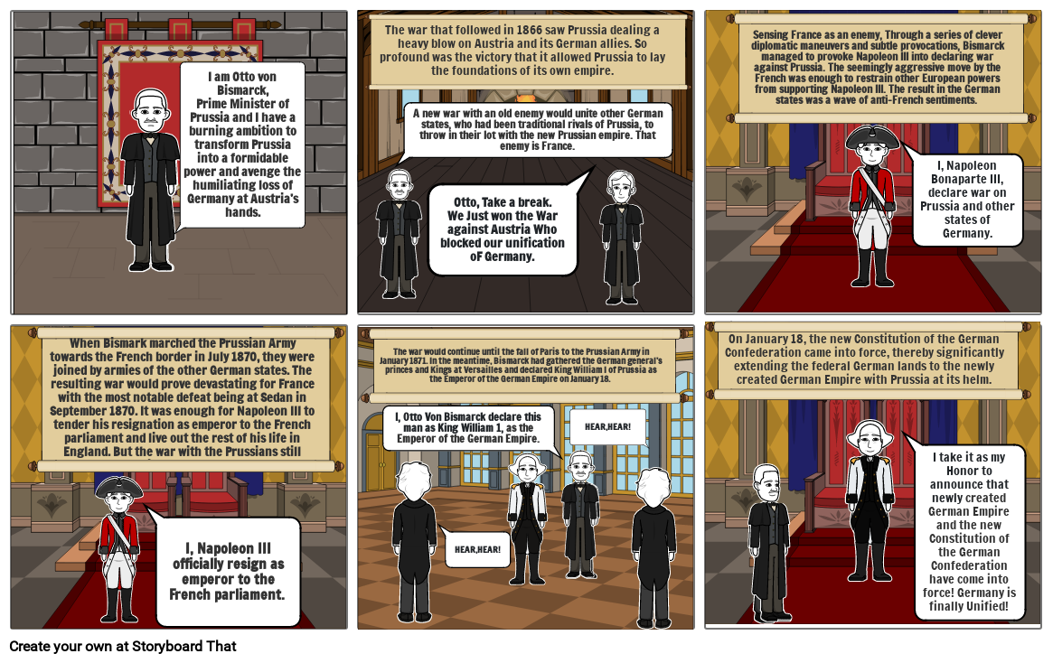 Unification og germany Storyboard by ansgjnlhg