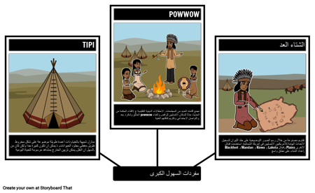 الأمريكيون الأصليون في مفردات السهول الكبرى
