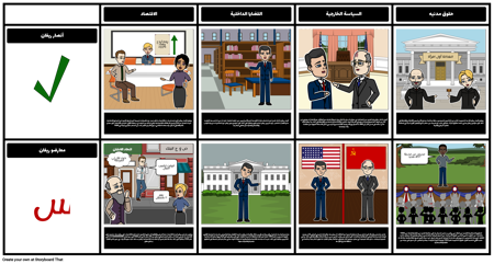 ريغان الرئاسة - مقترح والخصم وجهات النظر