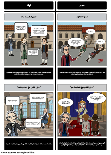 التنوير الثورة العلمية - لوك مقابل هوبز