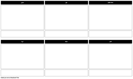 مخطط الرسم التخطيطي مخطط القصة المصورة
