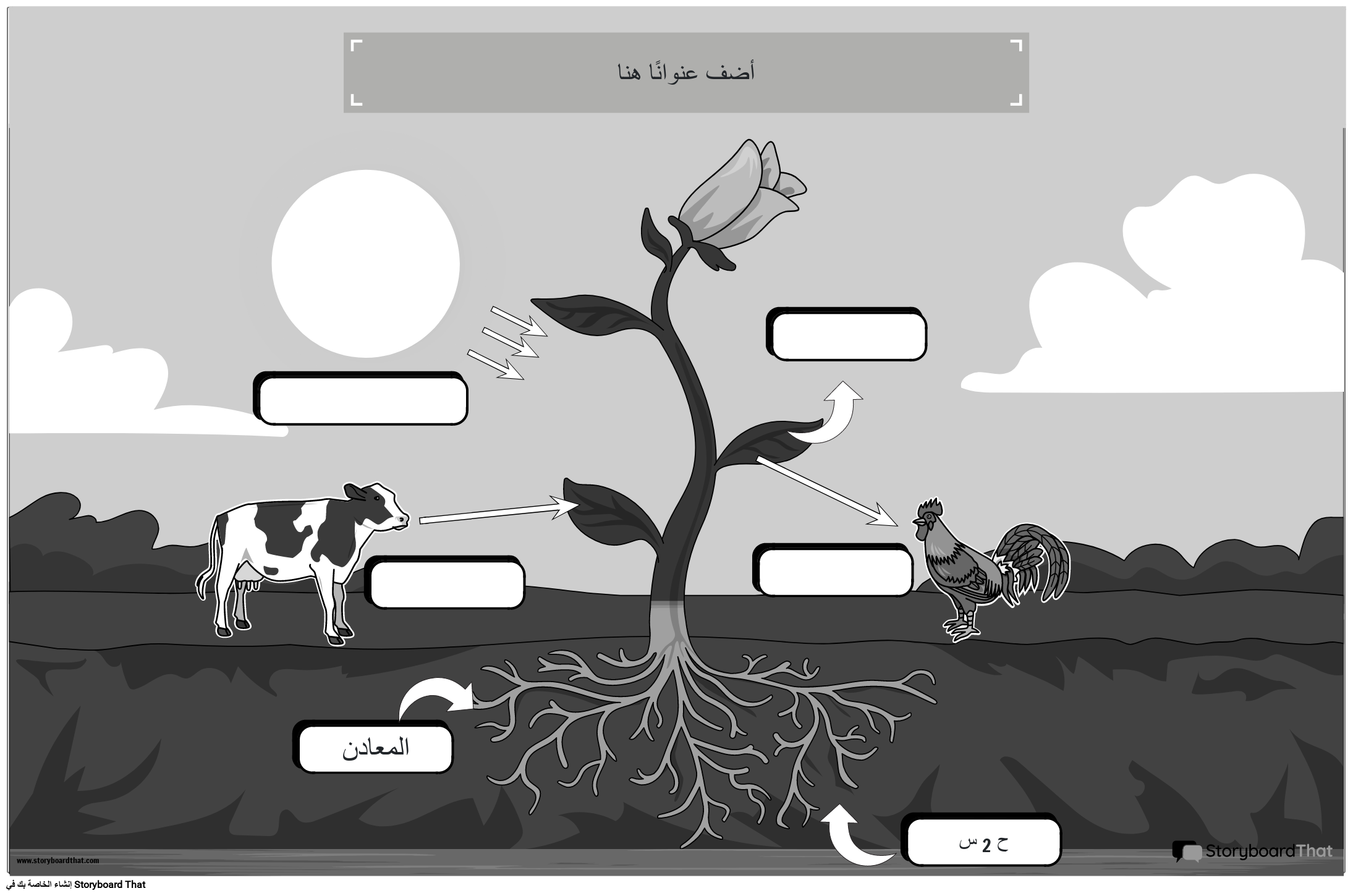 ملصق تعليمي لعملية التمثيل الضوئي Storyboard Por Ar Examples 9727