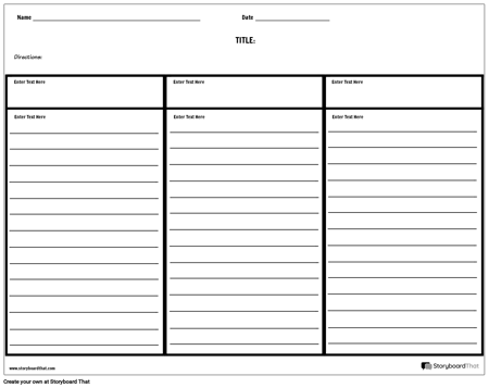 ثلاثة ملاحظات العمود مع خطوط - 2