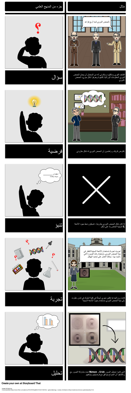 الطريقة العلمية مع الحمض النووي