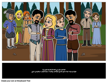 كما تريد ذلك الشخصيات الرئيسية