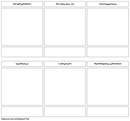 التالي فكرة فكرة المنتج الكبير