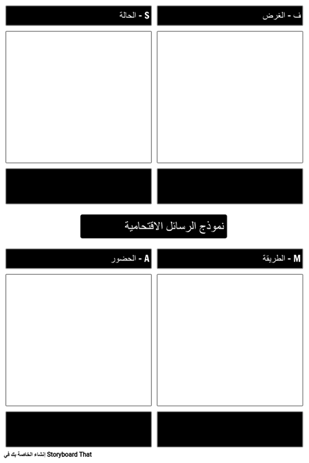 قالب نموذج الرسائل الاقتحامية