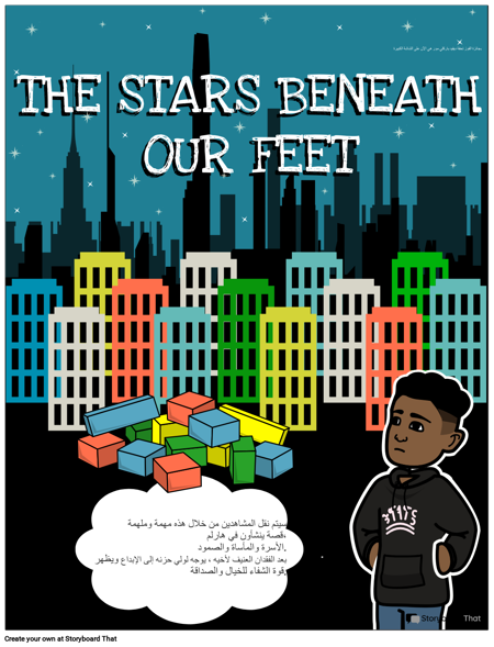 ملصق فيلم النجوم تحت أقدامنا
