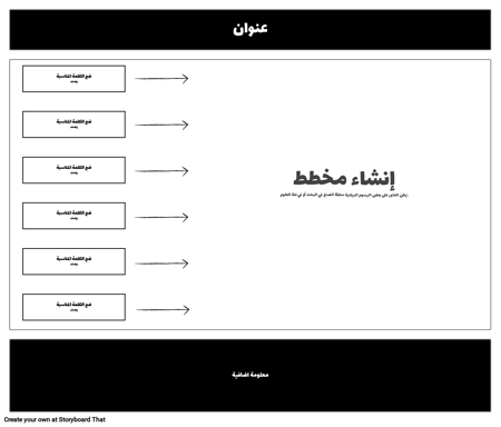 قالب مخطط كبير - وصف العنوان