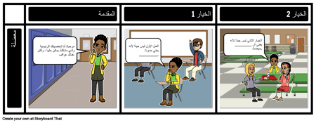 أمثلة المعضلة - قالب التعريف