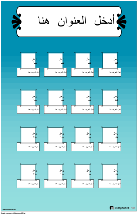ملصق رمز الرياضيات التعاريف