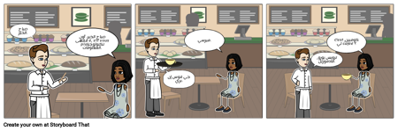 طلب الطعام باللغة الفرنسية