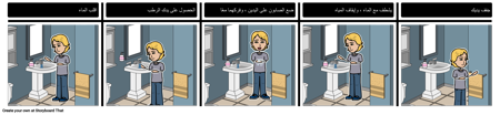 قصة اجتماعية - غسل اليدين