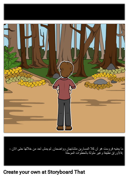 تحليل الطريق غير المأخوذ