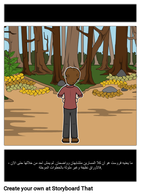 تحليل الطريق غير المأخوذ