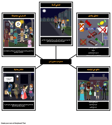 هالوين الأنشطة - السلامة