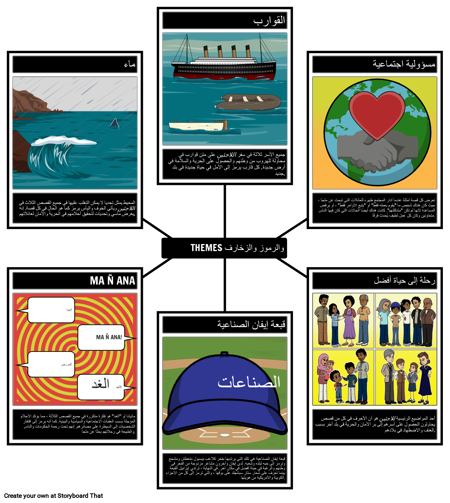 العناصر الأدبية للاجئين