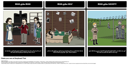 آن فرانك الأدبية الصراع