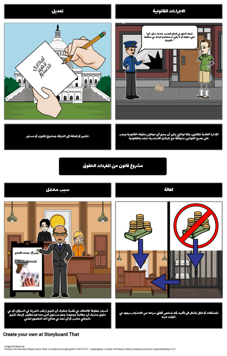 وثيقة الحقوق - المفردات